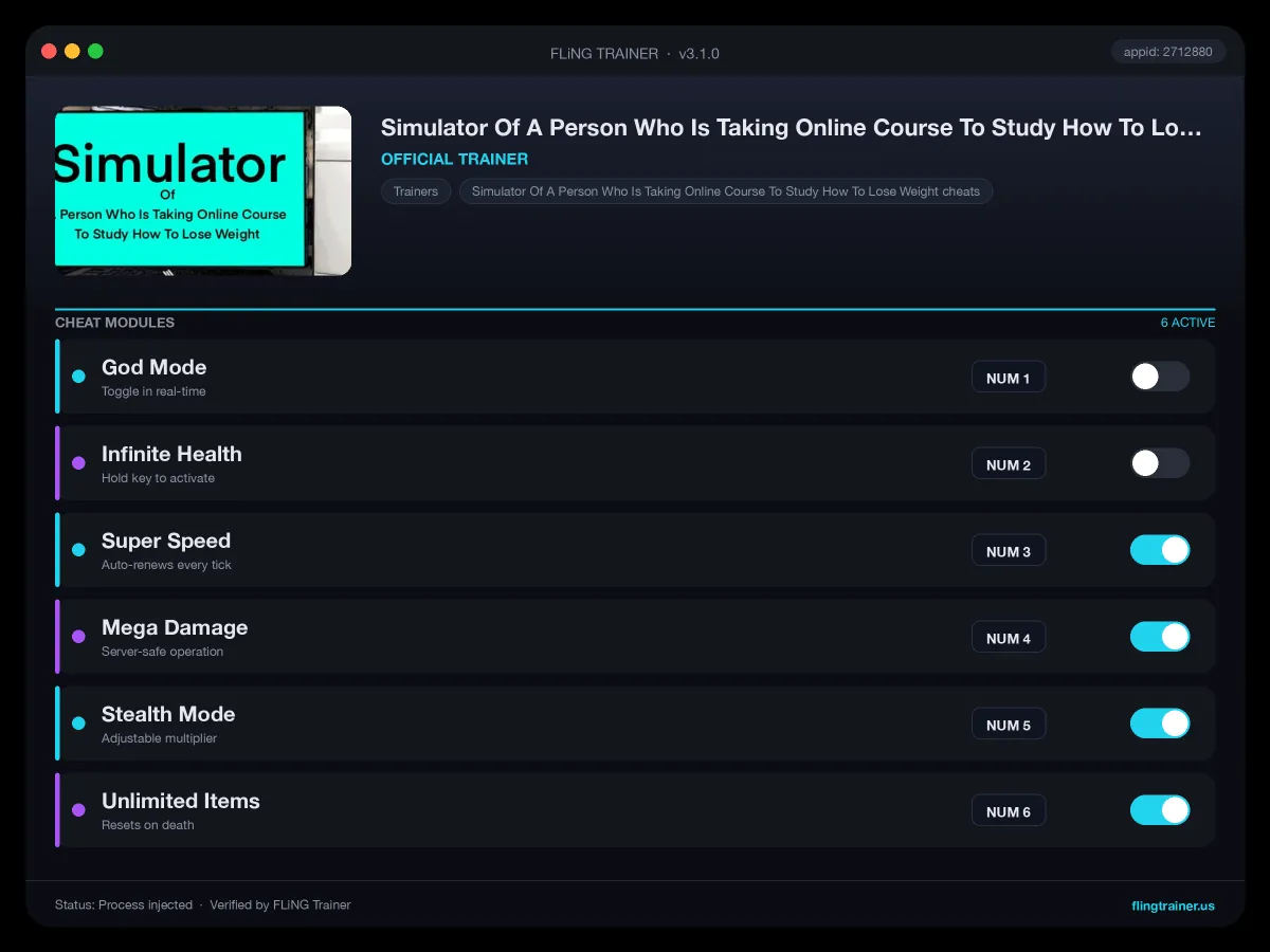 Simulator Of A Person Who Is Taking Online Course To Study How To Lose Weight Trainer interface