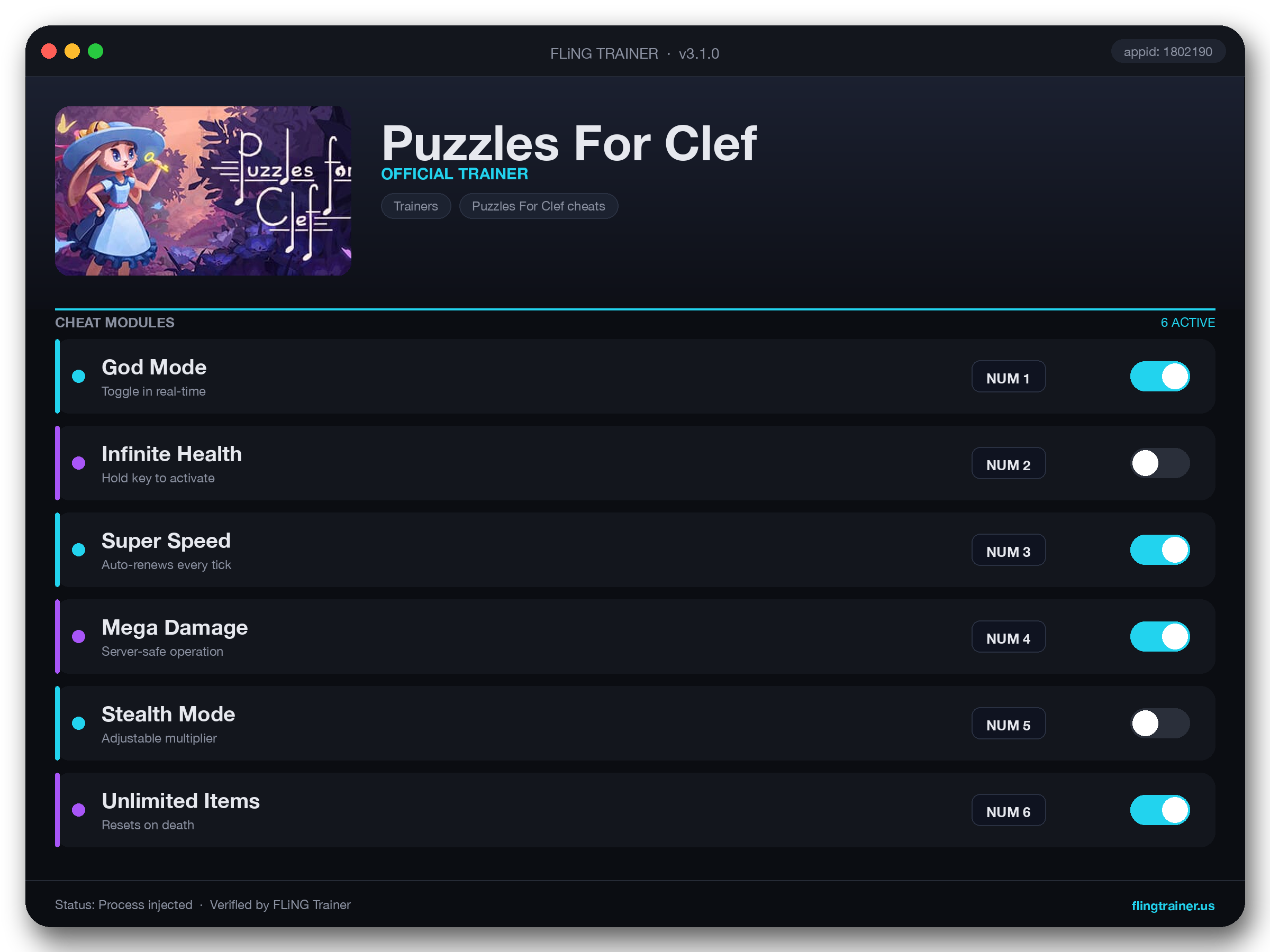 Puzzles For Clef Trainer interface