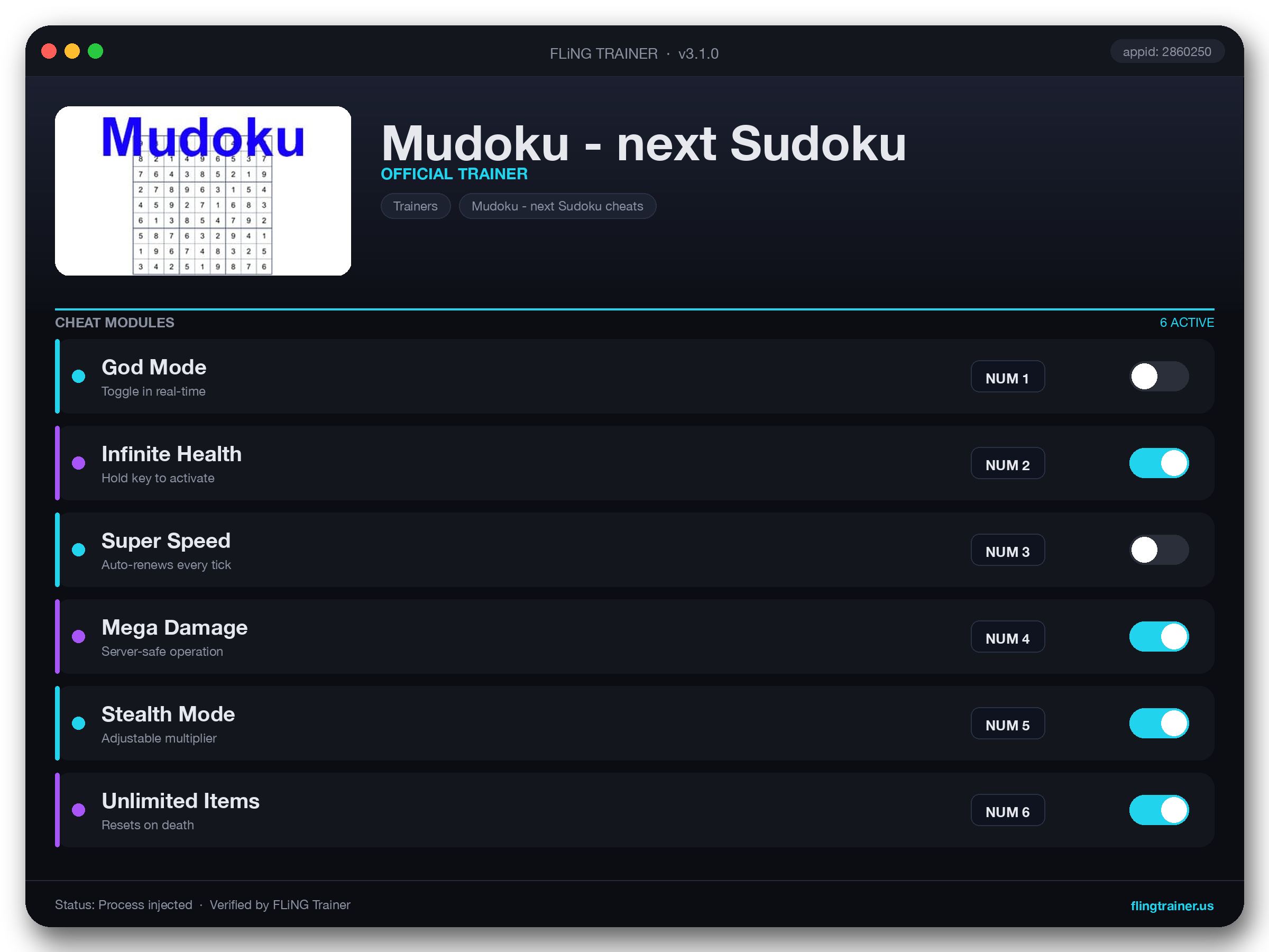 Mudoku - next Sudoku Trainer interface