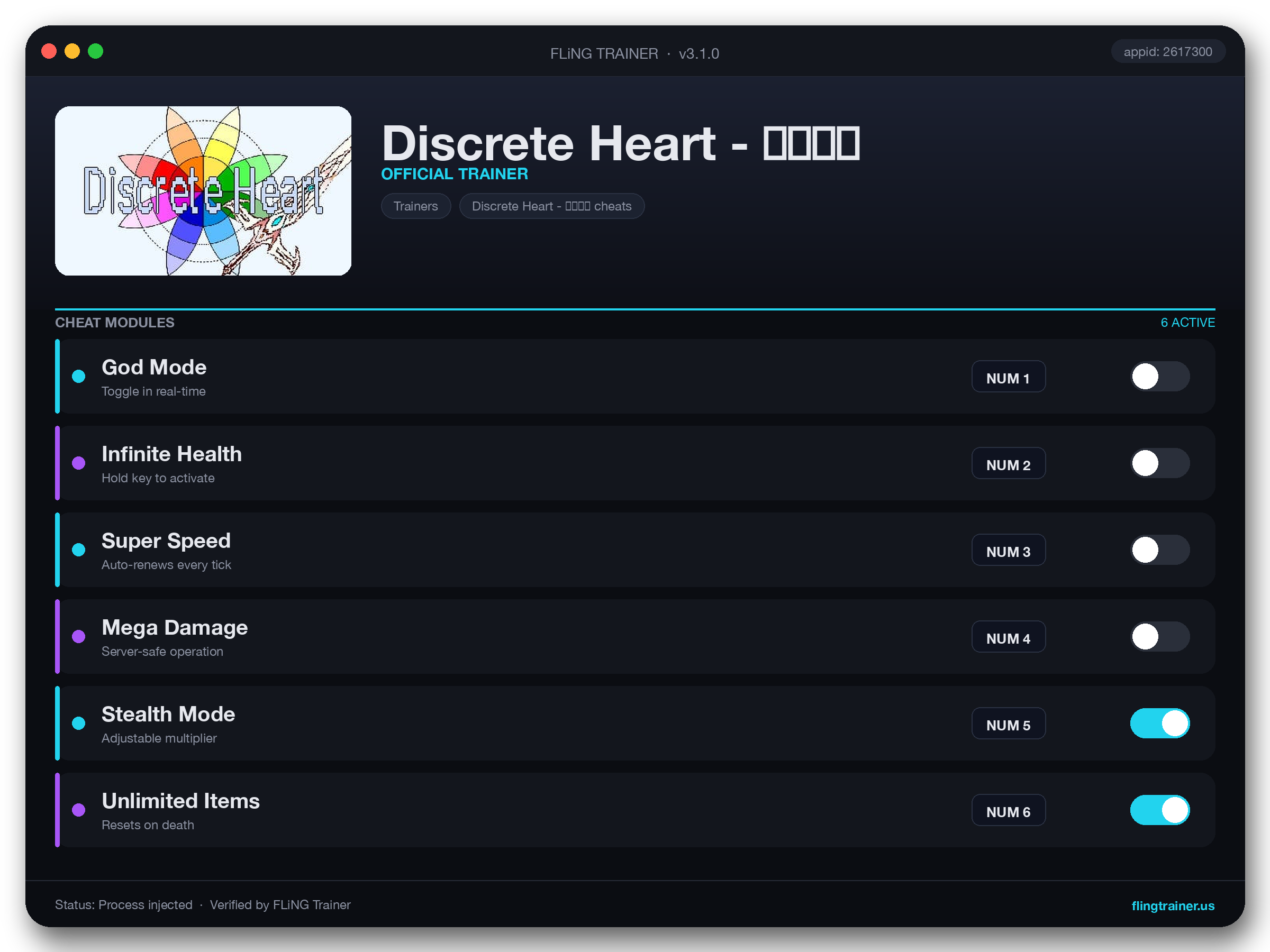 Discrete Heart - 离散之心 Trainer interface
