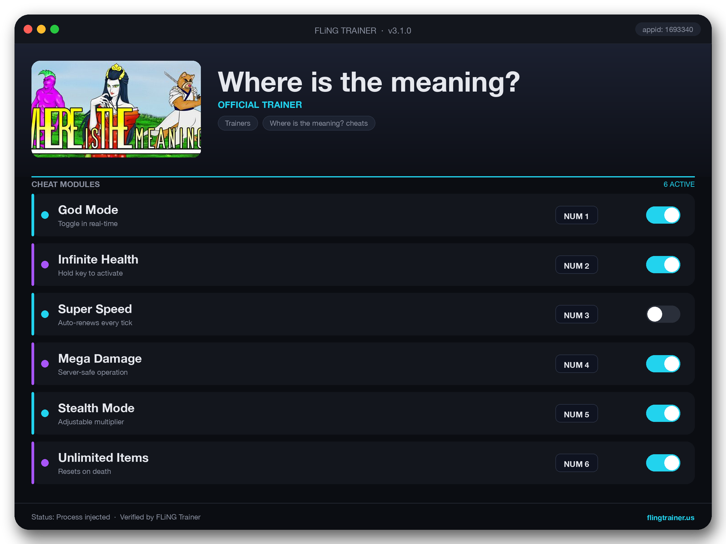 Where is the meaning? Trainer interface