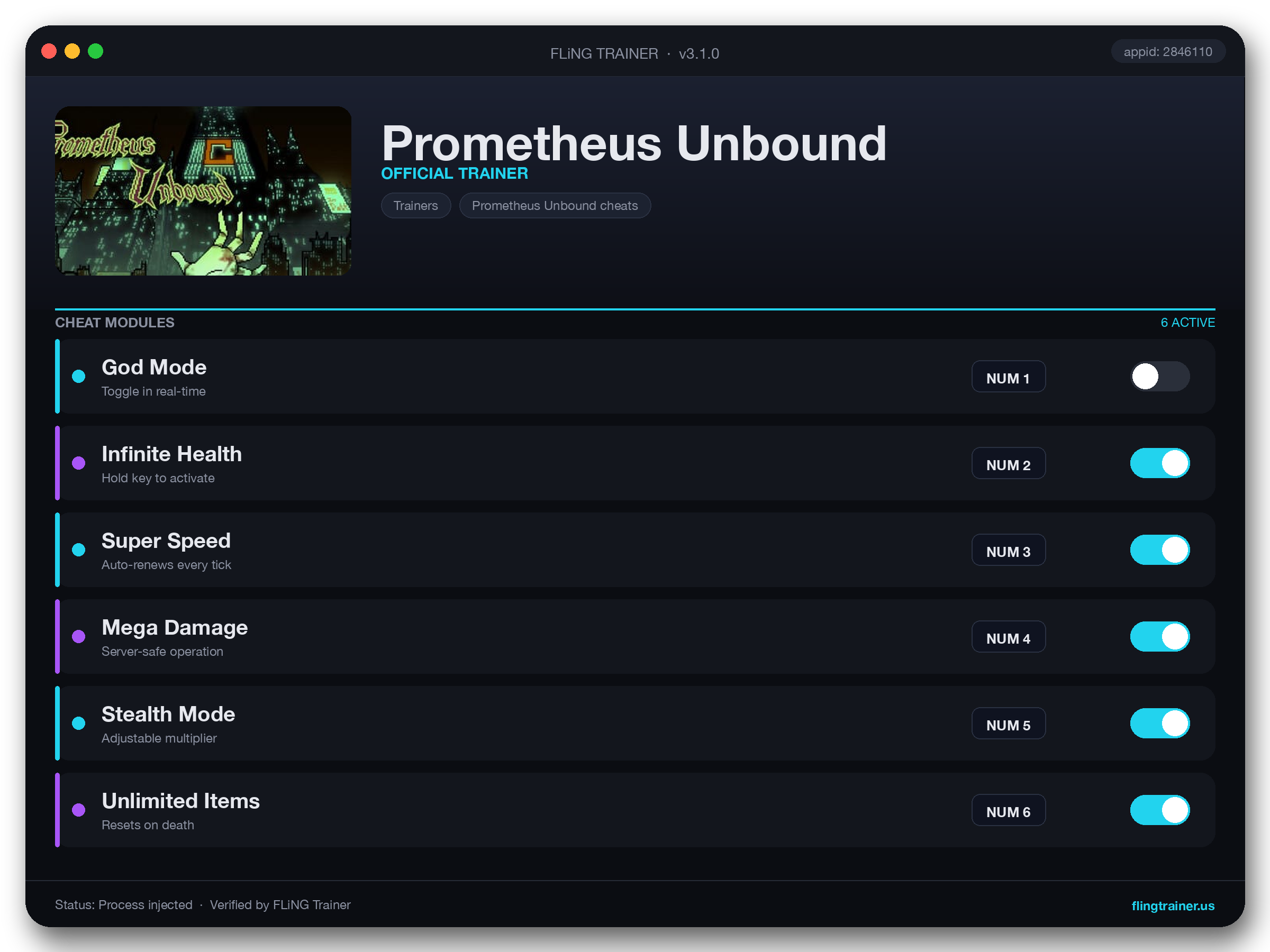 Prometheus Unbound Trainer interface