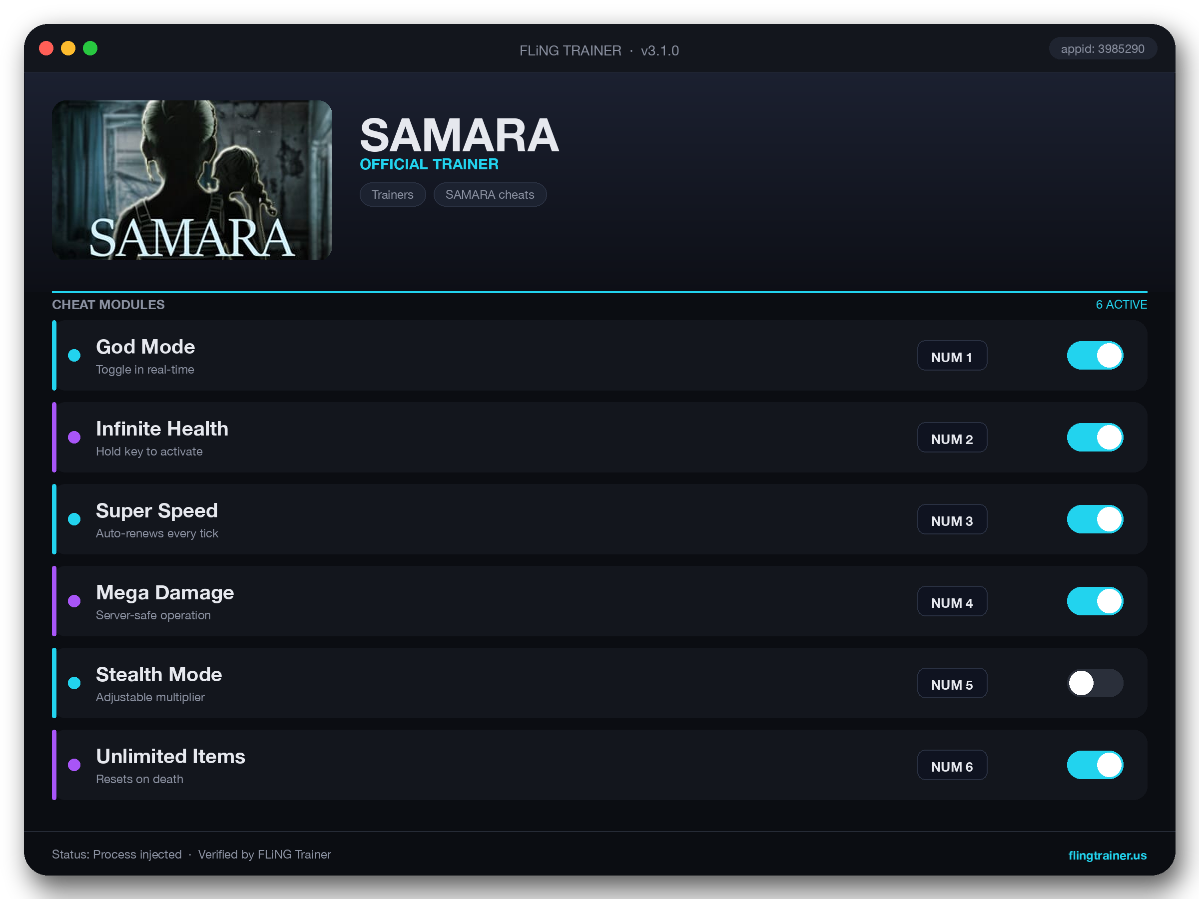 SAMARA Trainer interface