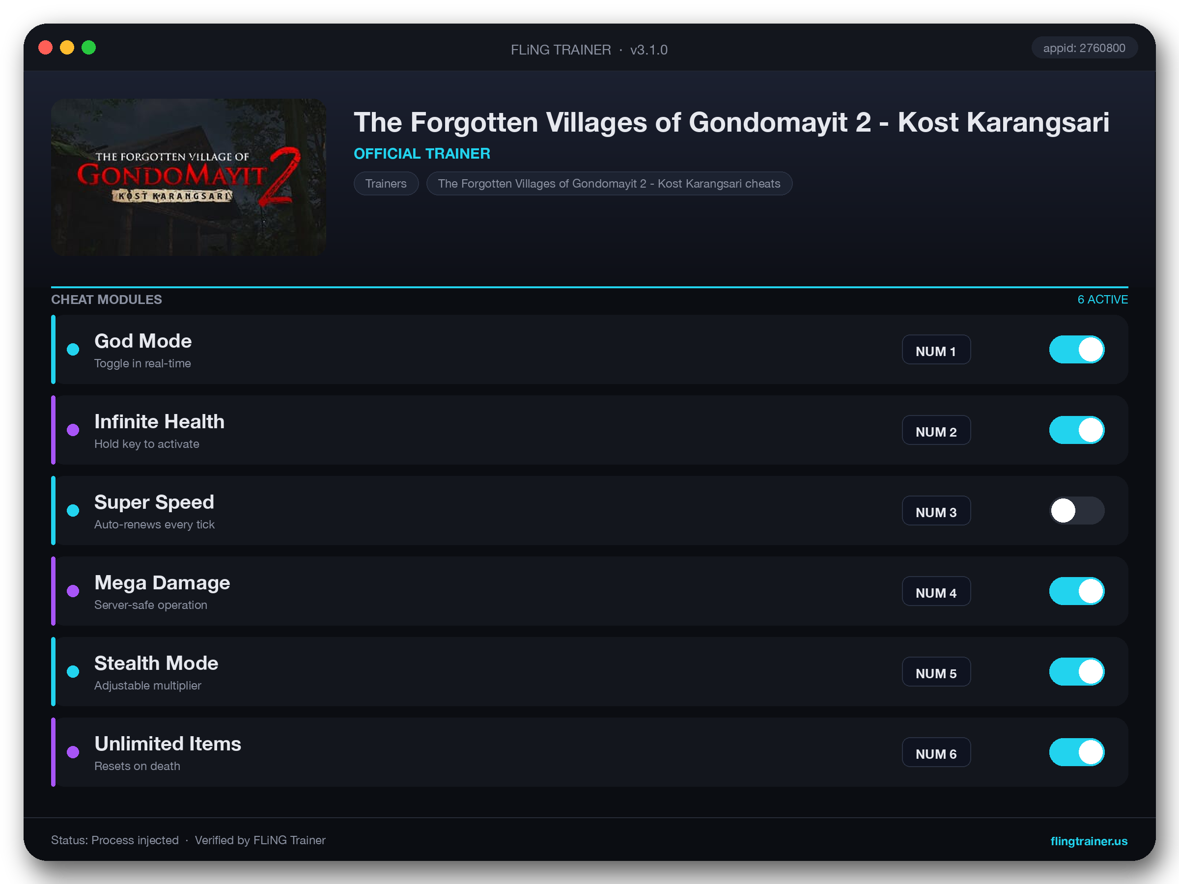 The Forgotten Villages of Gondomayit 2 - Kost Karangsari Trainer interface
