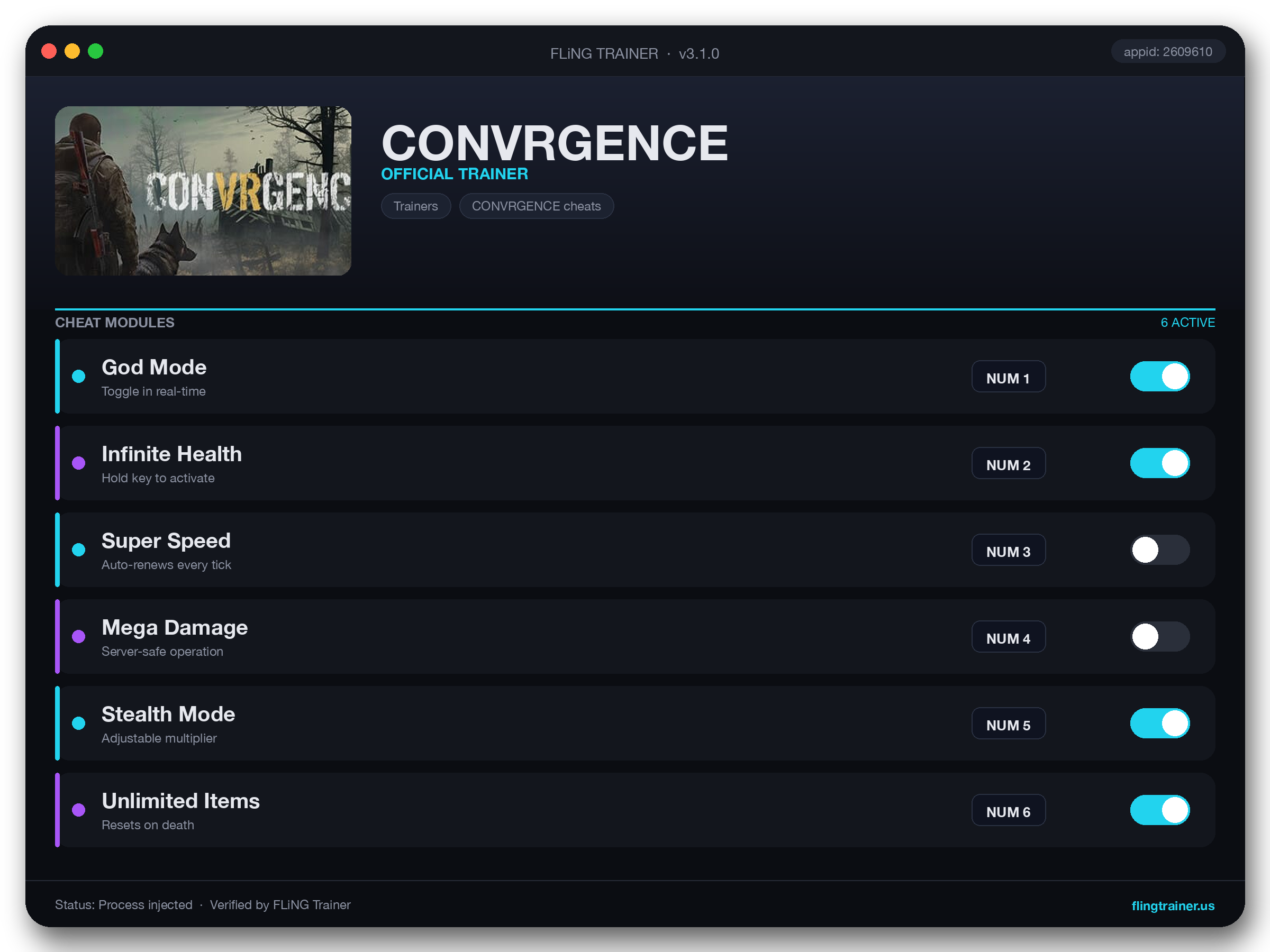 CONVRGENCE Trainer interface