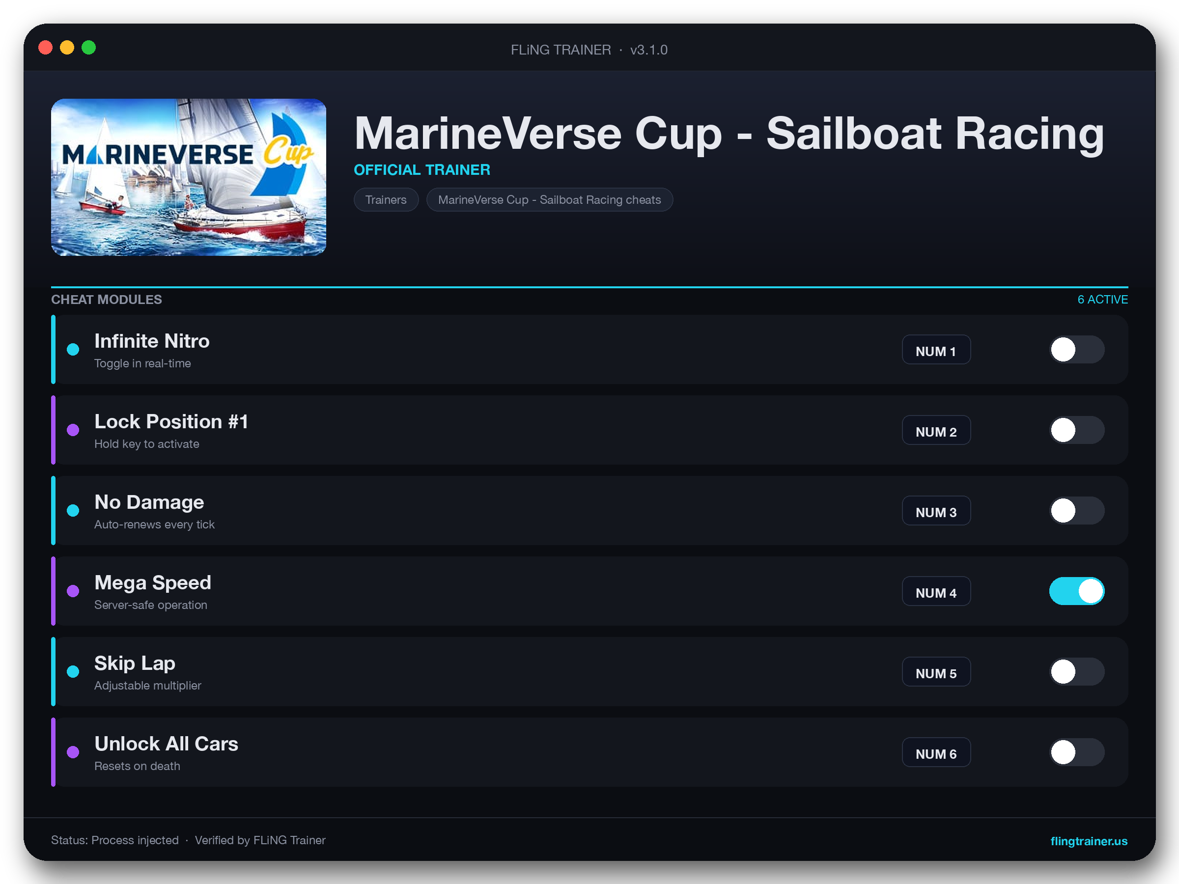 MarineVerse Cup - Sailboat Racing Trainer interface
