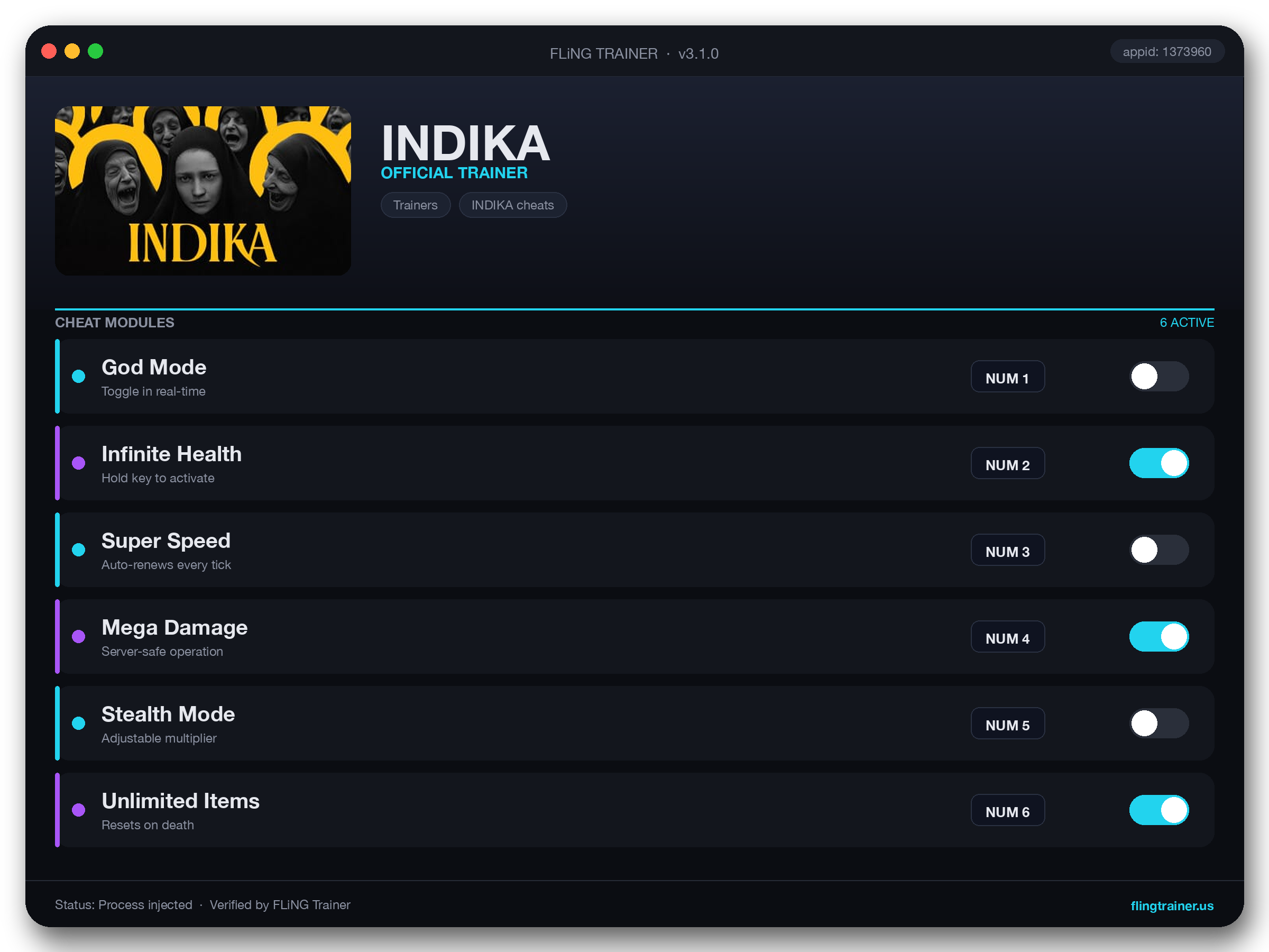 INDIKA Trainer interface