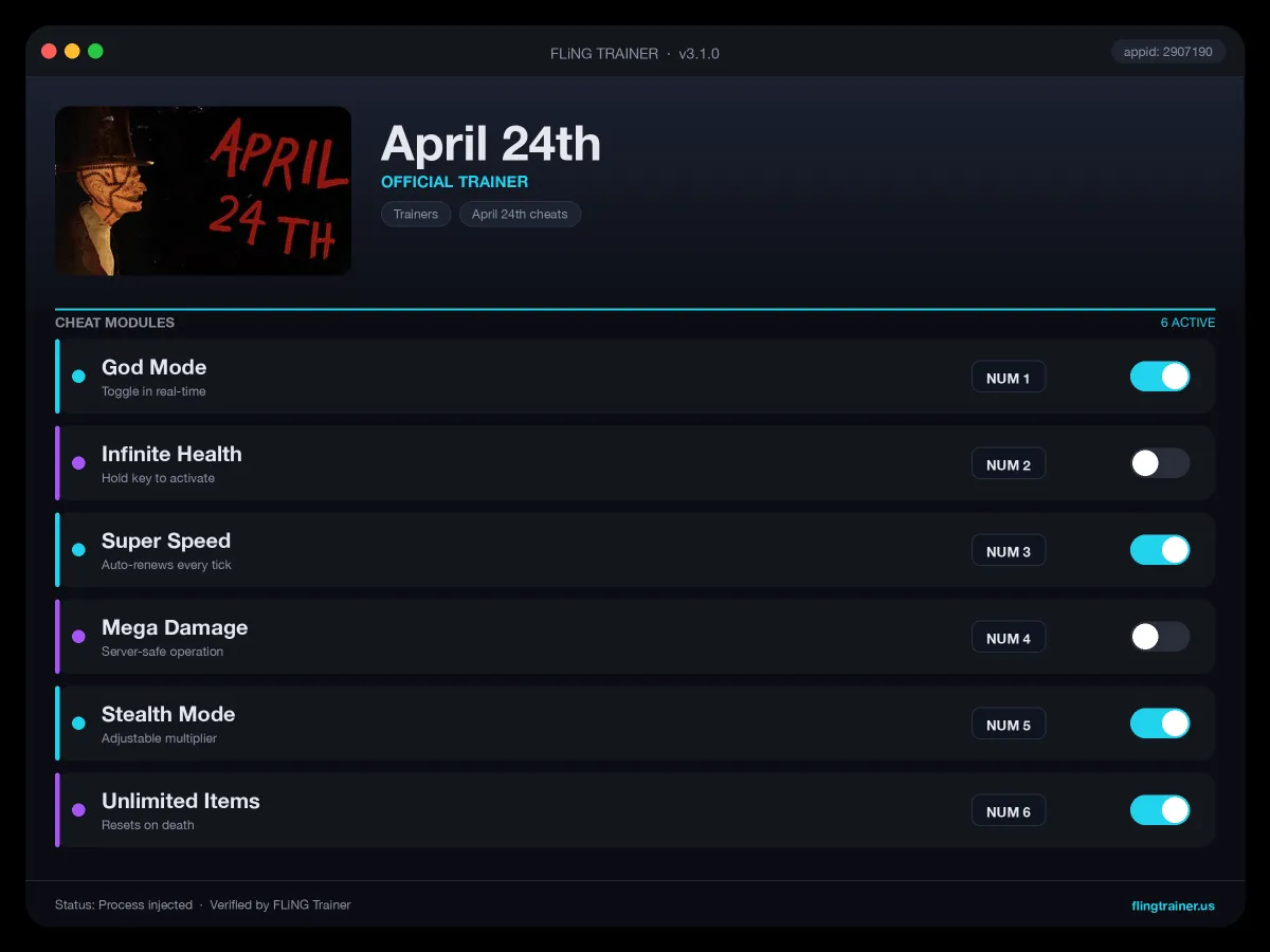 April 24th Trainer interface