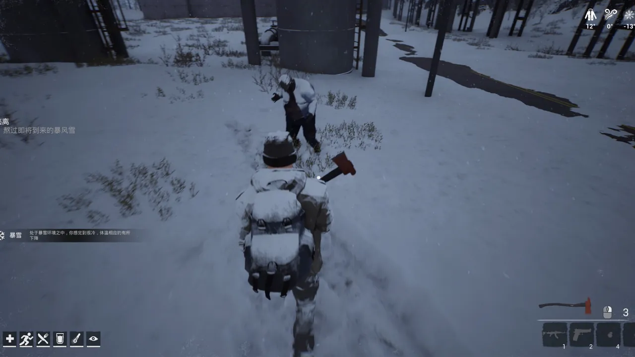 Winter Survivor Protocol — in-game combat moment