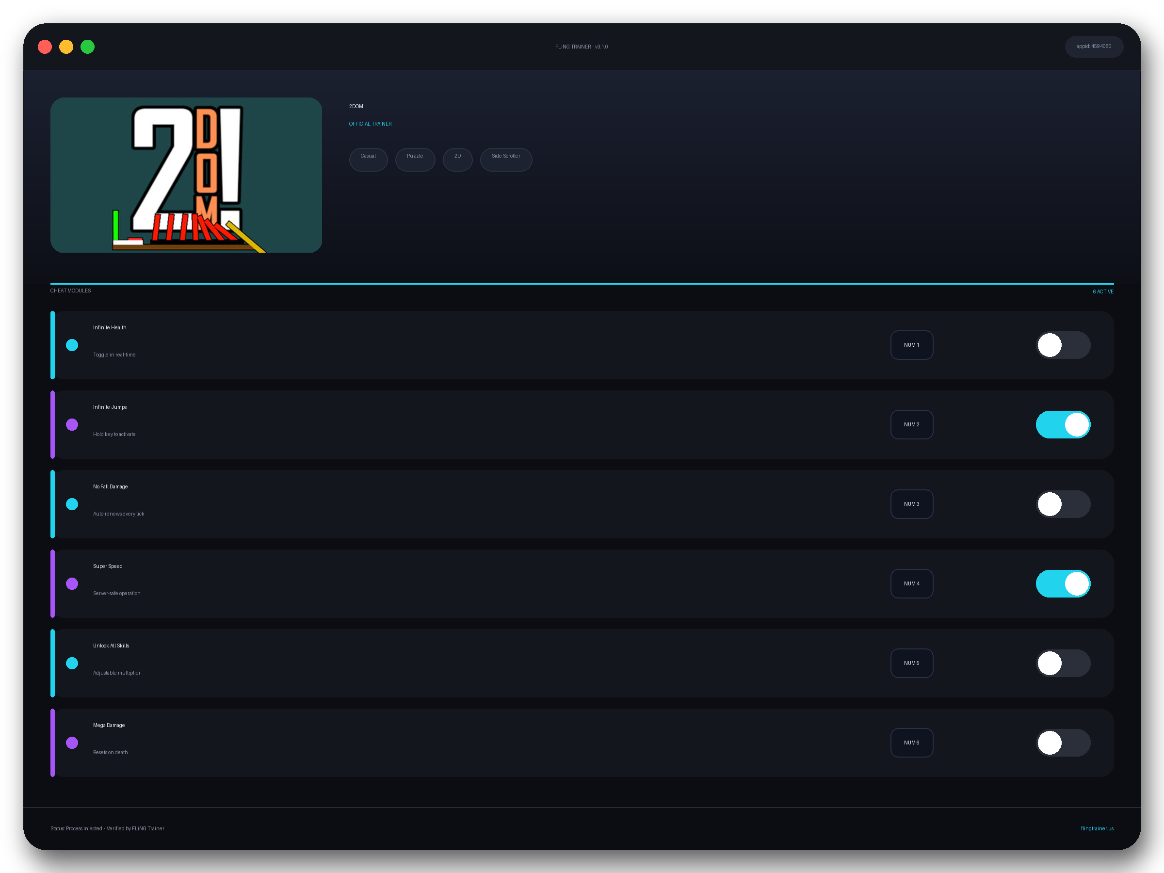 2DOM! Trainer interface