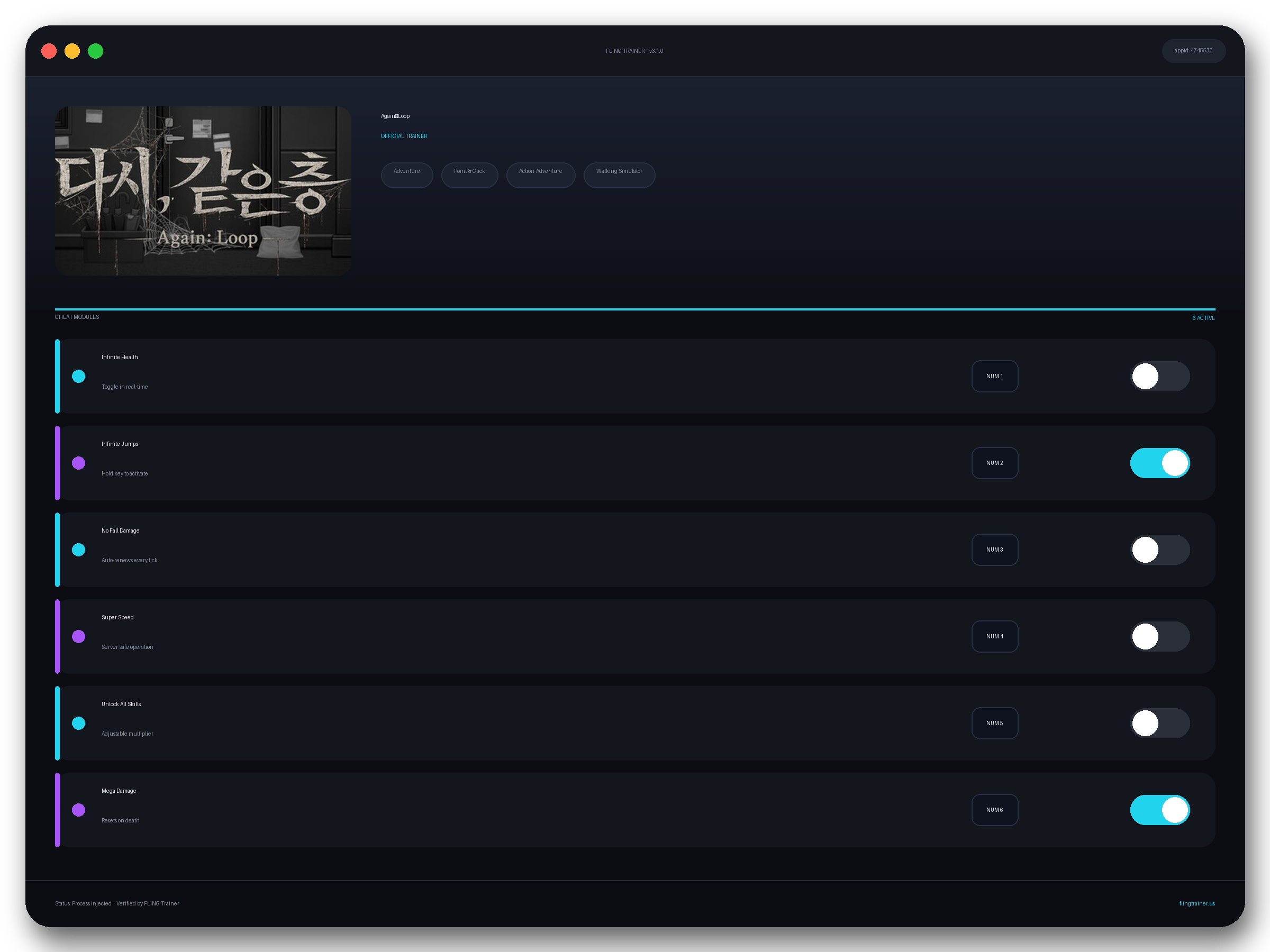 Again:Loop Trainer interface