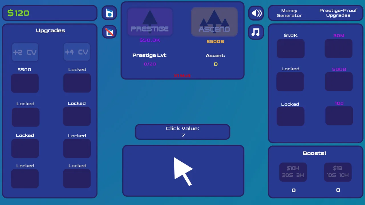 Ascension Clicker — in-game combat moment