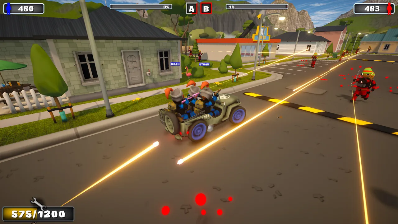 Bepe War — in-game combat moment