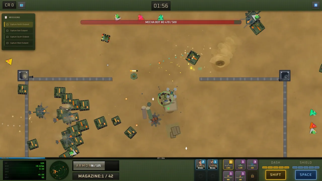 Bulletreign: Survivors — in-game combat moment