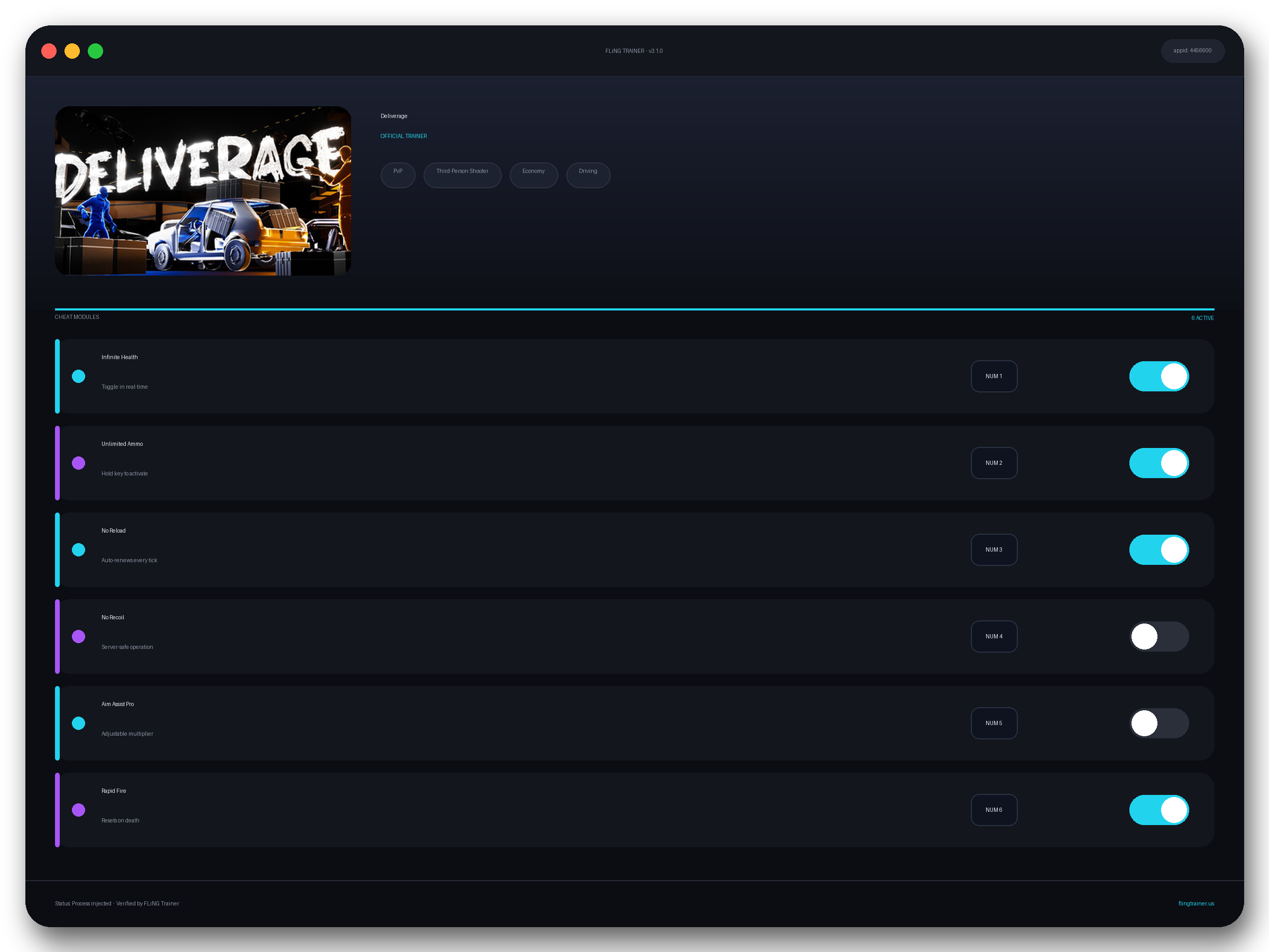 Deliverage Trainer interface