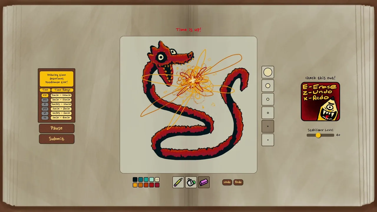 Doodle Dice Monsters — story scene capture