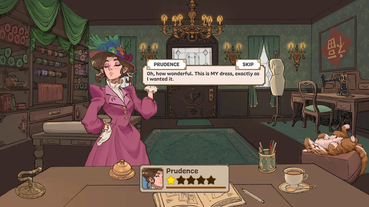 Dressmaker — in-game combat moment