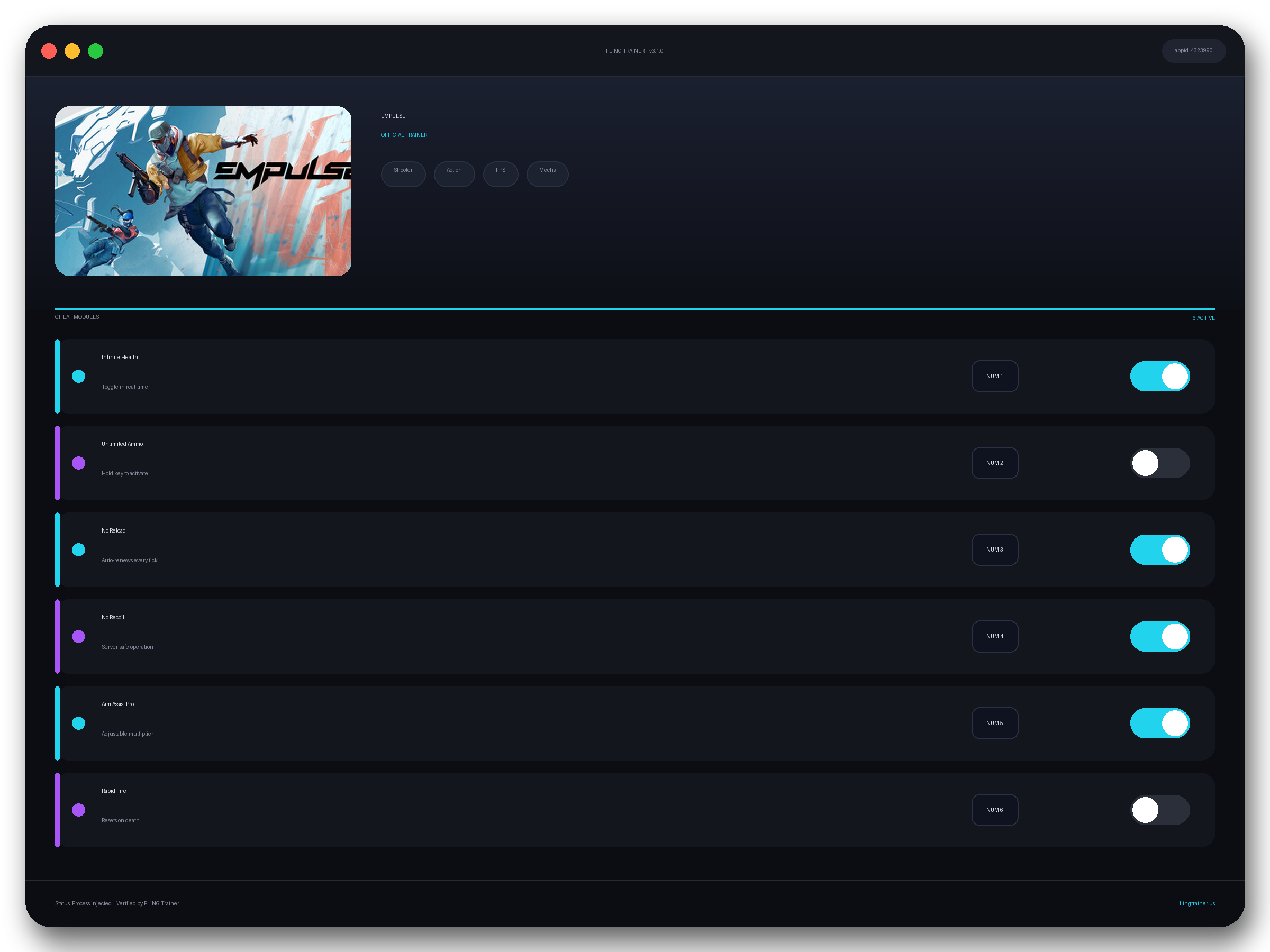 EMPULSE Trainer interface