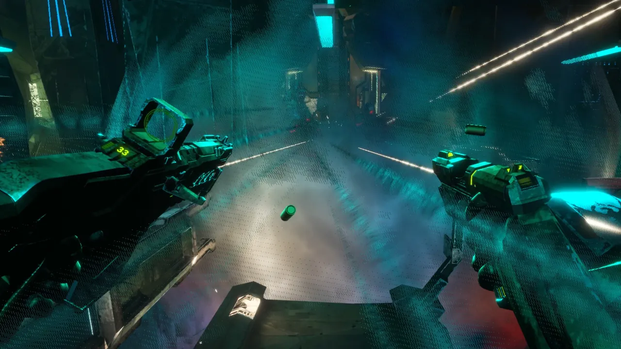 EXOSHOCK — in-game combat moment