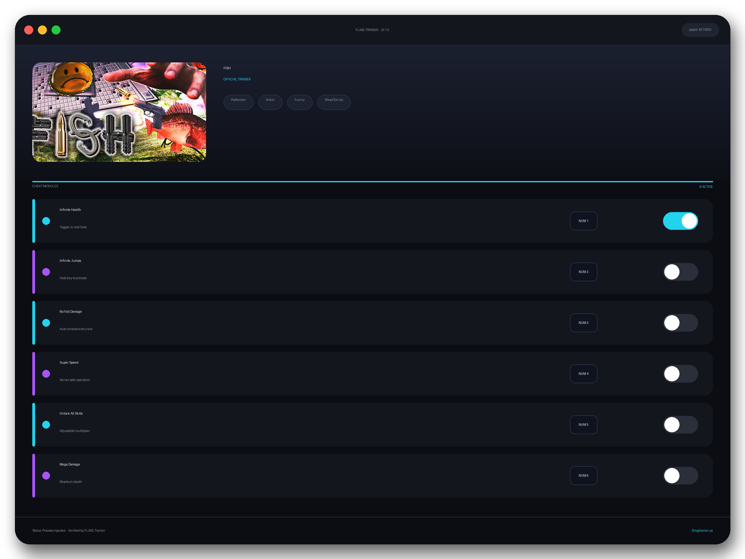 FISH Trainer interface