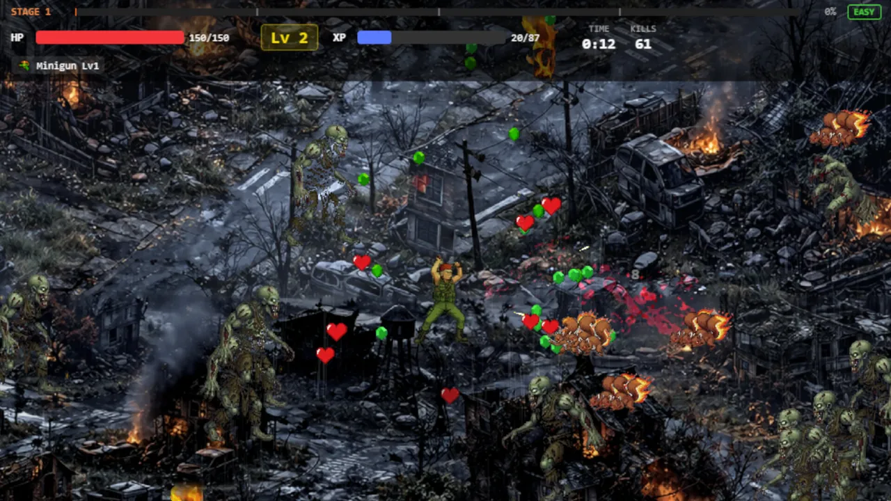 Granny's Rampage — in-game combat moment