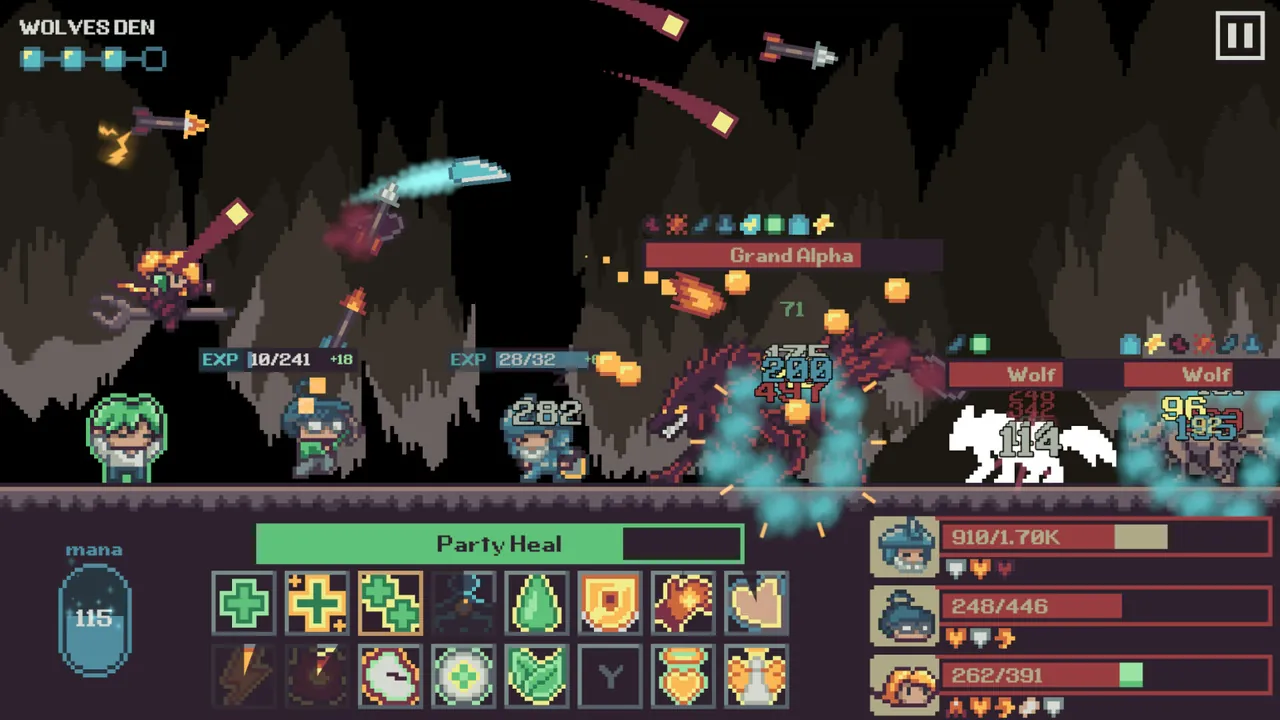 Master Healer Kale with useless party — story scene capture