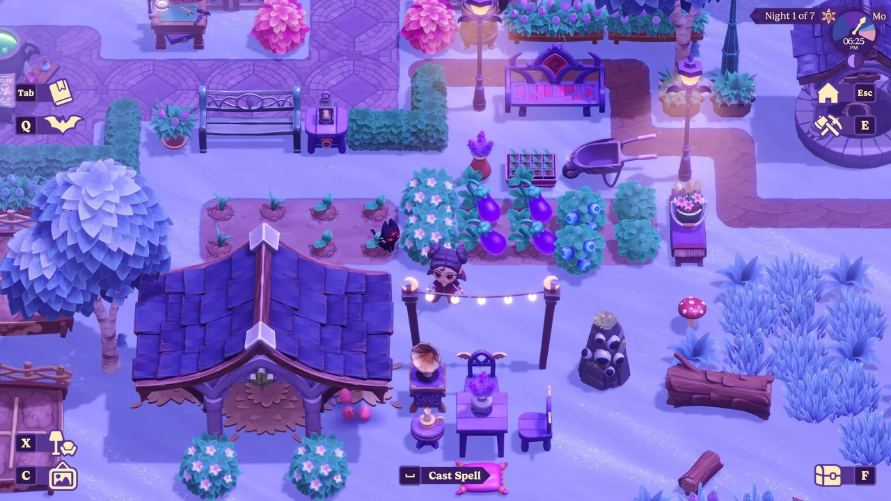 Moonlight Peaks — in-game combat moment