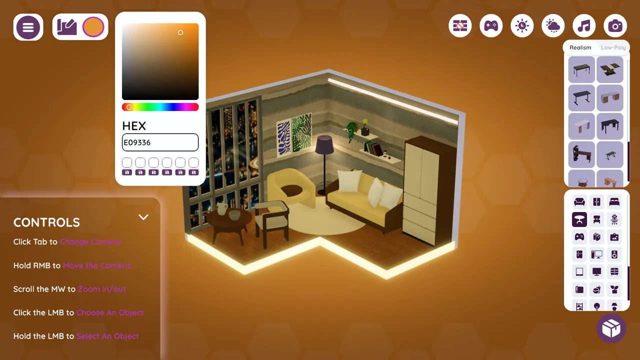 Nestify: Cozy Design — environment preview