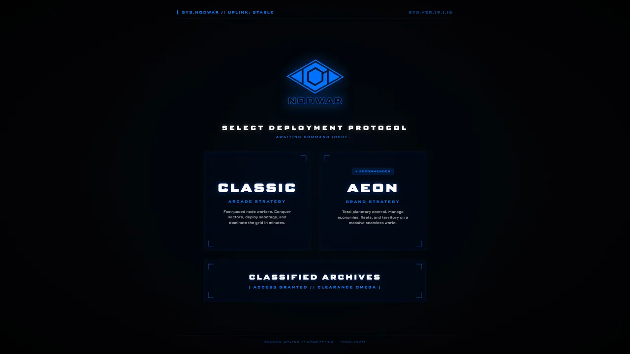 Nodwar — exploration snapshot