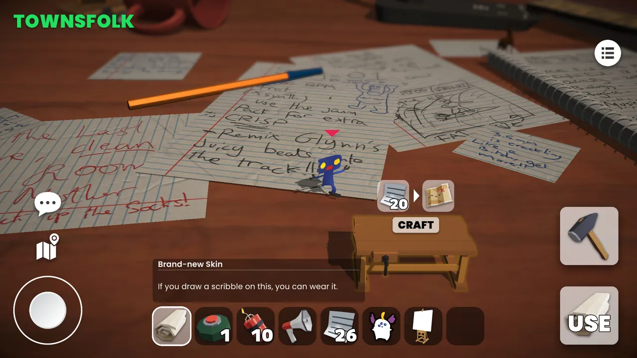 Scribble Wolf — environment preview