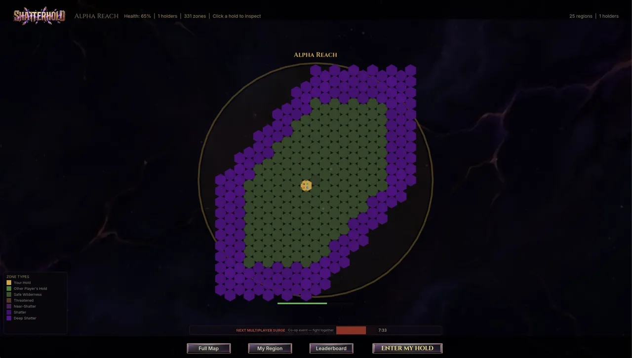Shatterhold — in-game combat moment