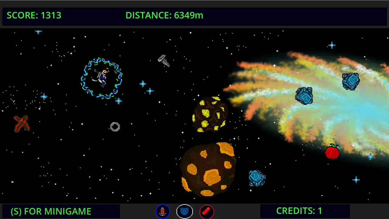 Space Cat Arcade Adventure — story scene capture