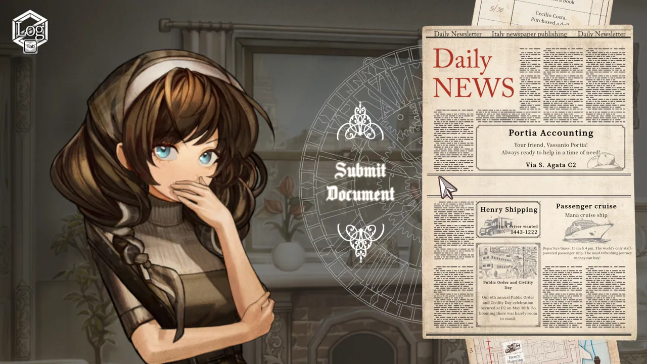 Staffer Retro : A Supernatural Mystery Quest — story scene capture