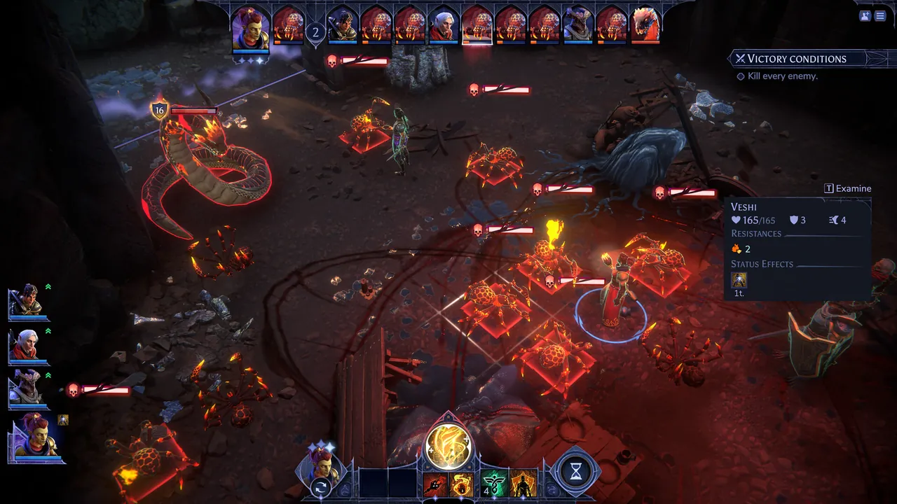 Terrinoth: Heroes of Descent — in-game combat moment