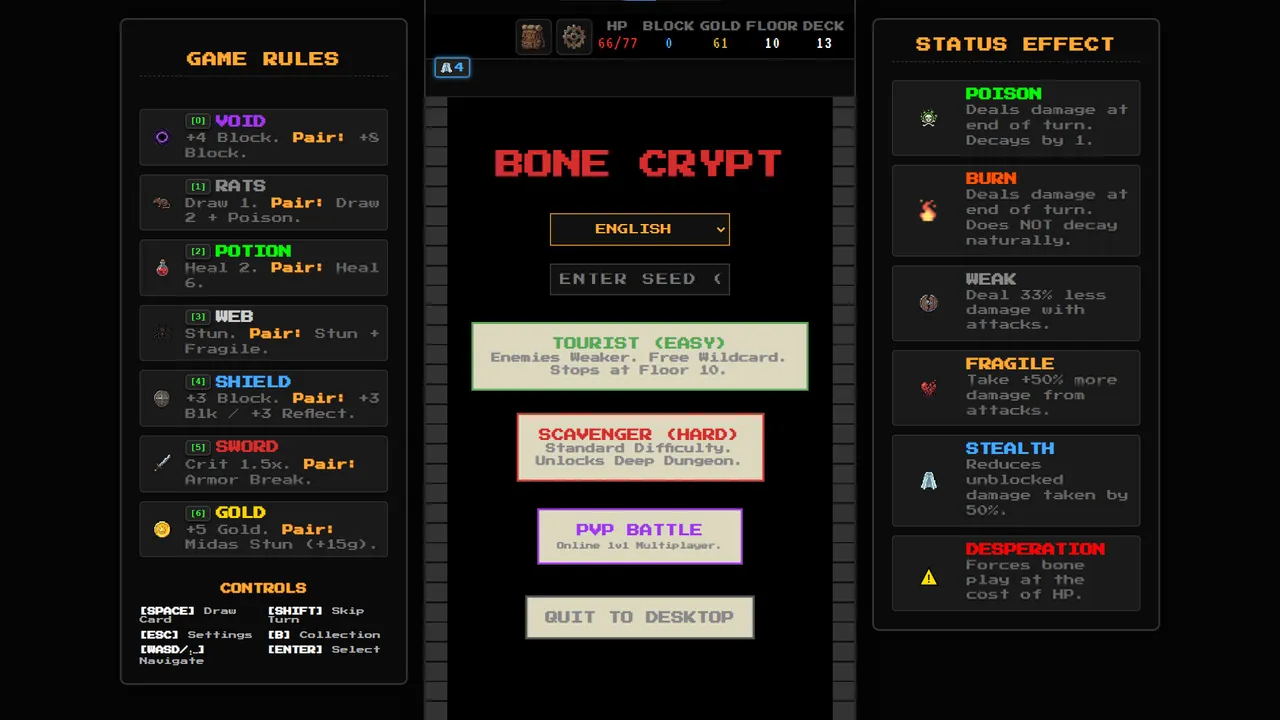 The Bone Crypt — exploration snapshot