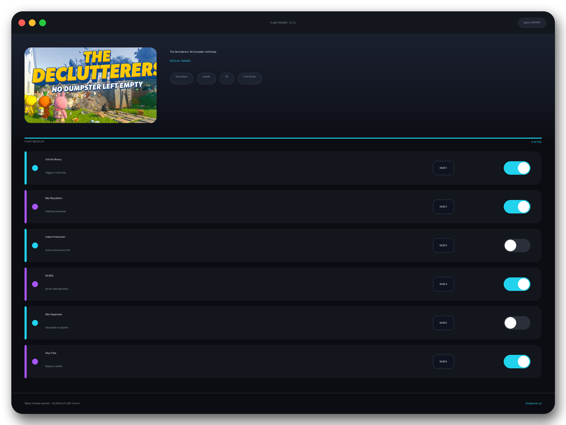 The Declutterers : No Dumpster Left Empty Trainer interface