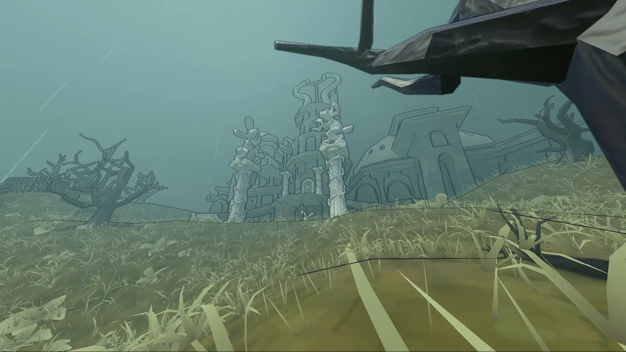 The Labyrinth on Burrow Hill — in-game combat moment