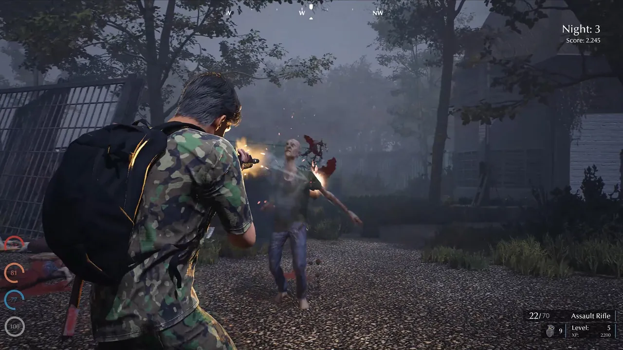 The Left Behind — in-game combat moment