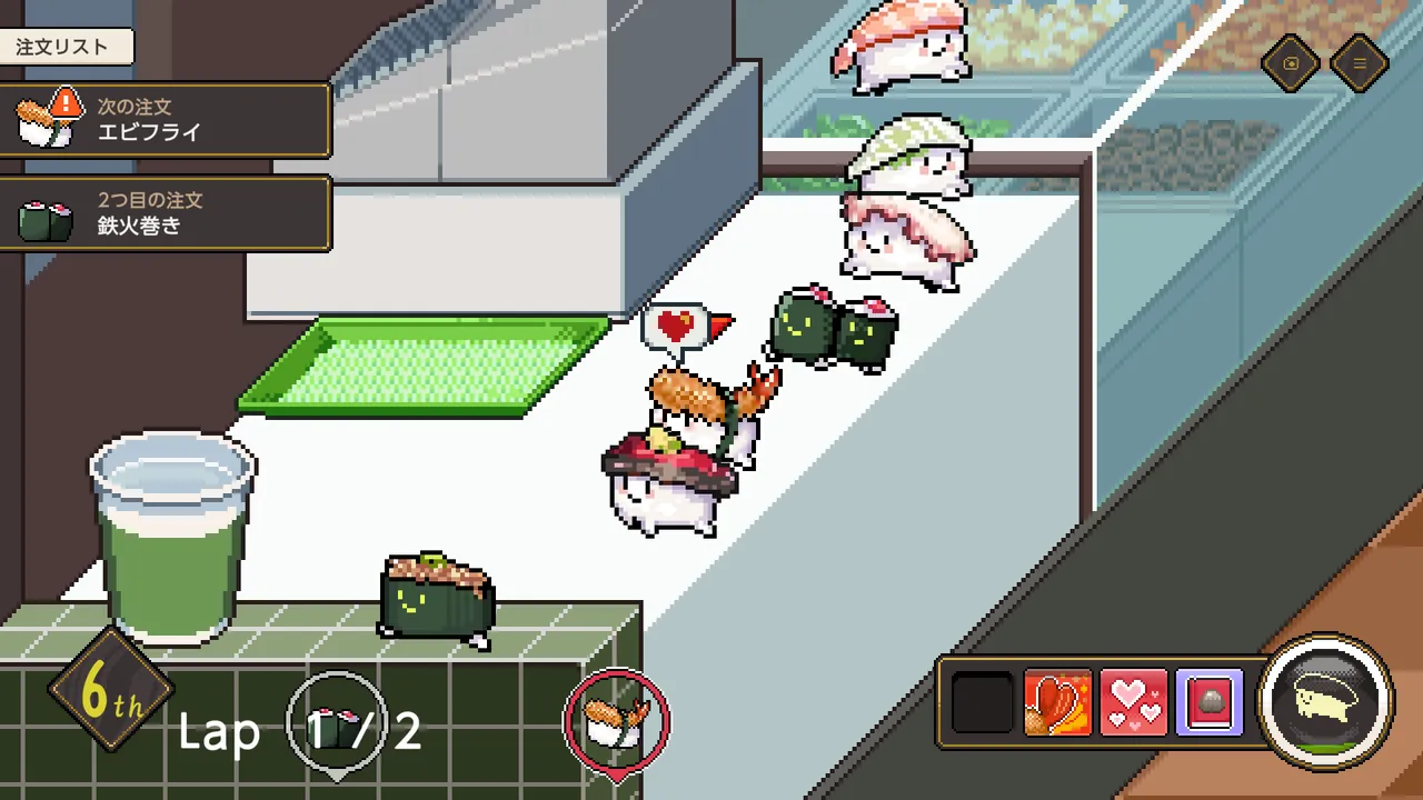 Wabisabi SushiDerby — story scene capture