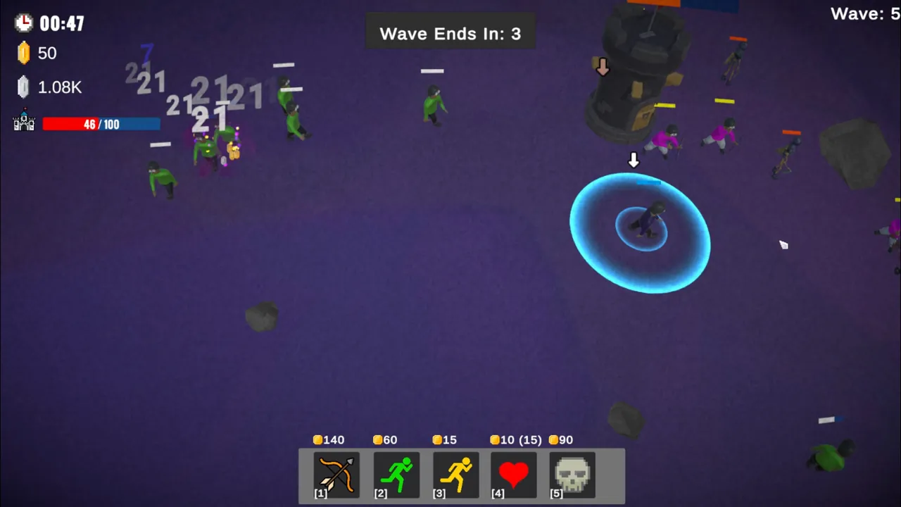 A Game About Leading A Crowds — environment preview