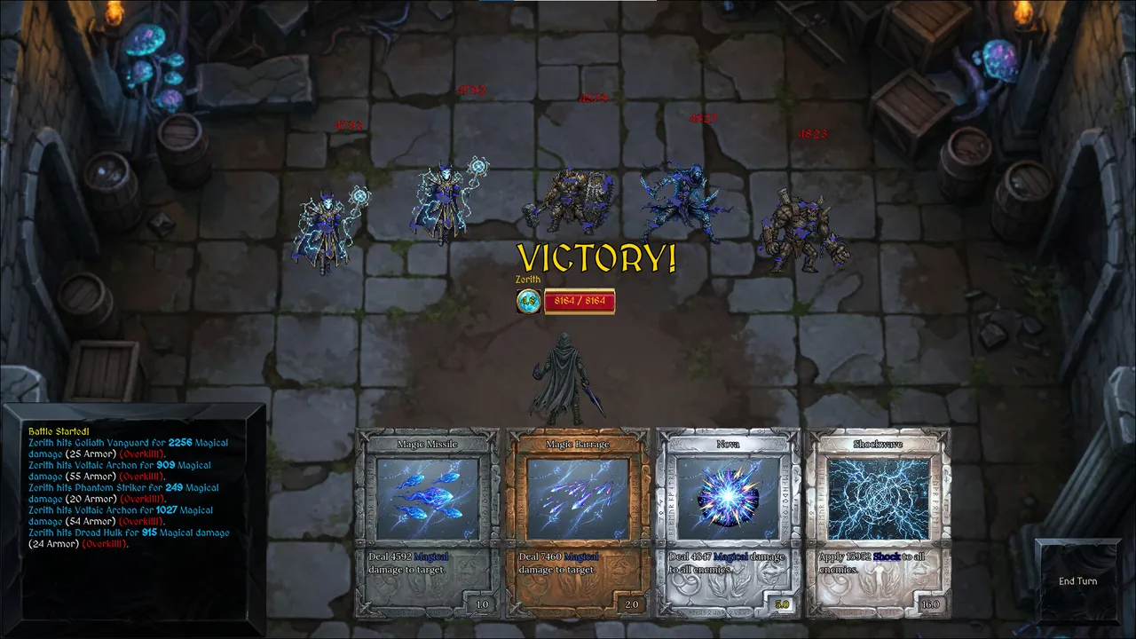 Ascension: The Infinite Descent — in-game combat moment