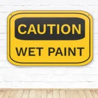 CAUTION WET PAINT trainer — featured cover