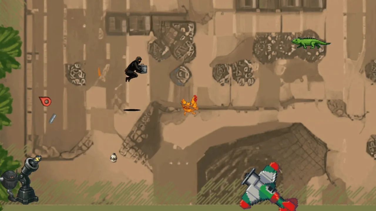 Chicken Battlefield — story scene capture