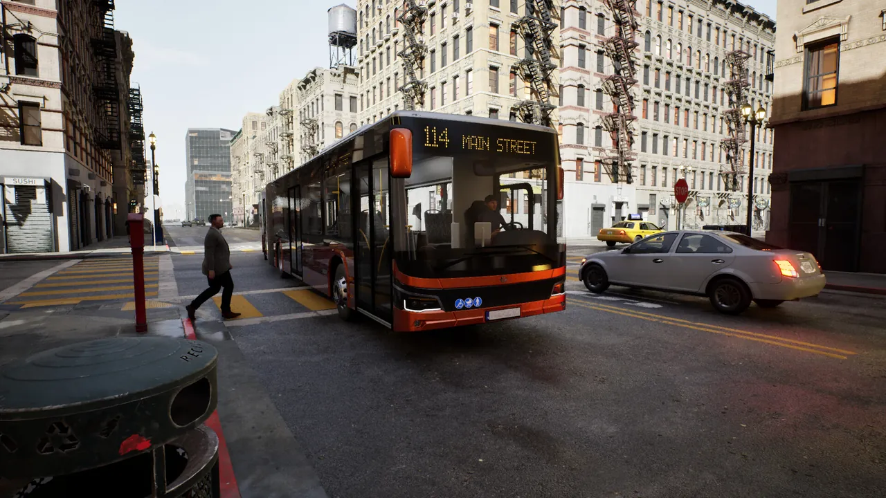 City Bus Simulator 2026 — in-game combat moment