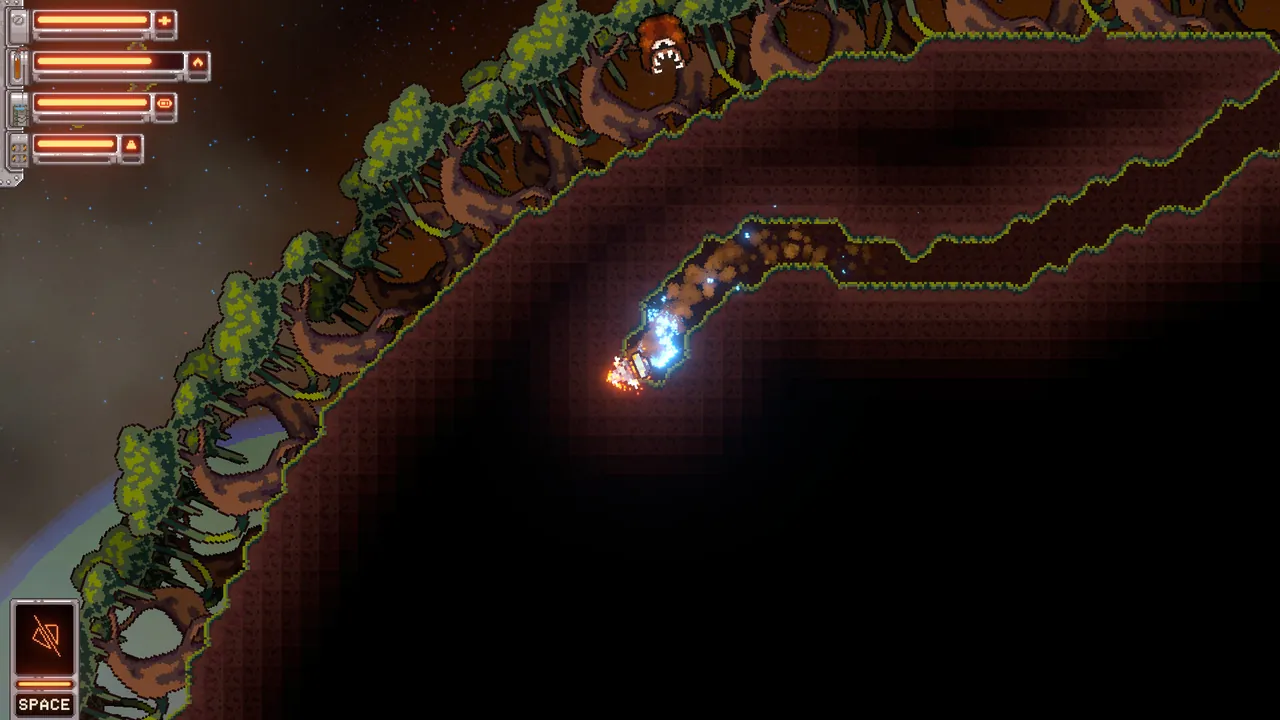 Cosmodrill — in-game combat moment
