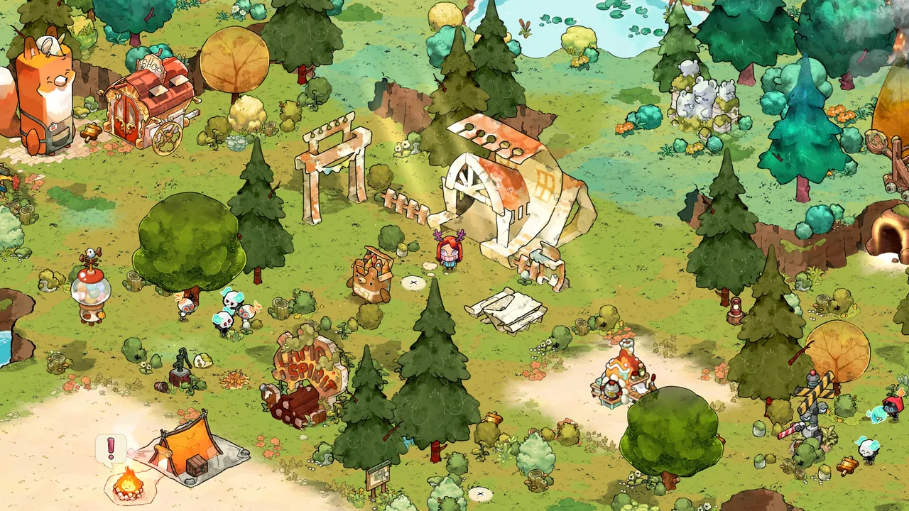Cozy Grove: Camp Spirit — in-game combat moment