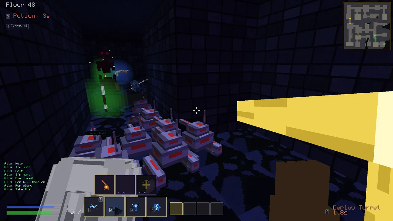 Curse of the Dungeon Engine — story scene capture