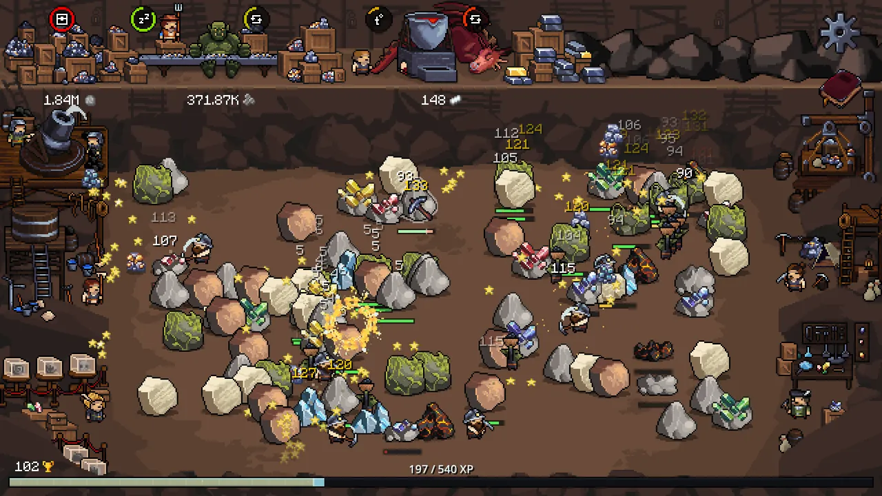 Fantasy Miner: Idle Depths — exploration snapshot