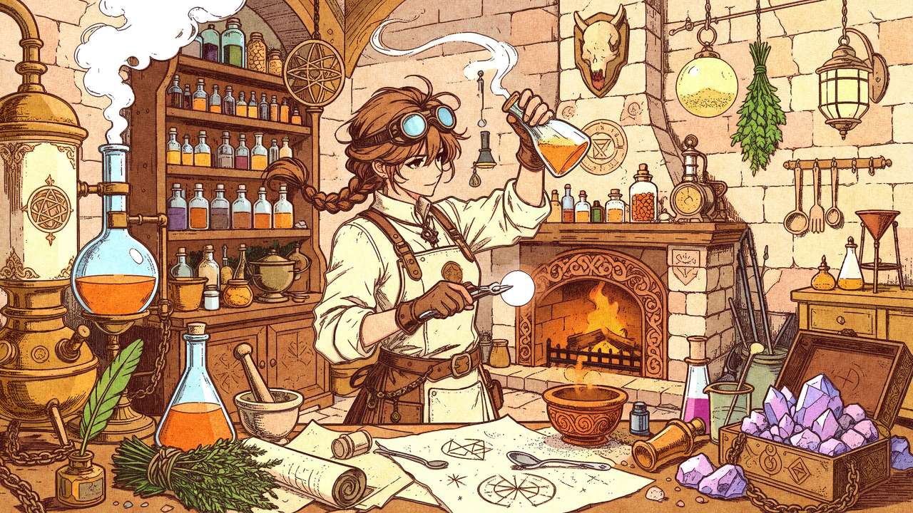 Find Cats 7 Art & Alchemy — environment preview