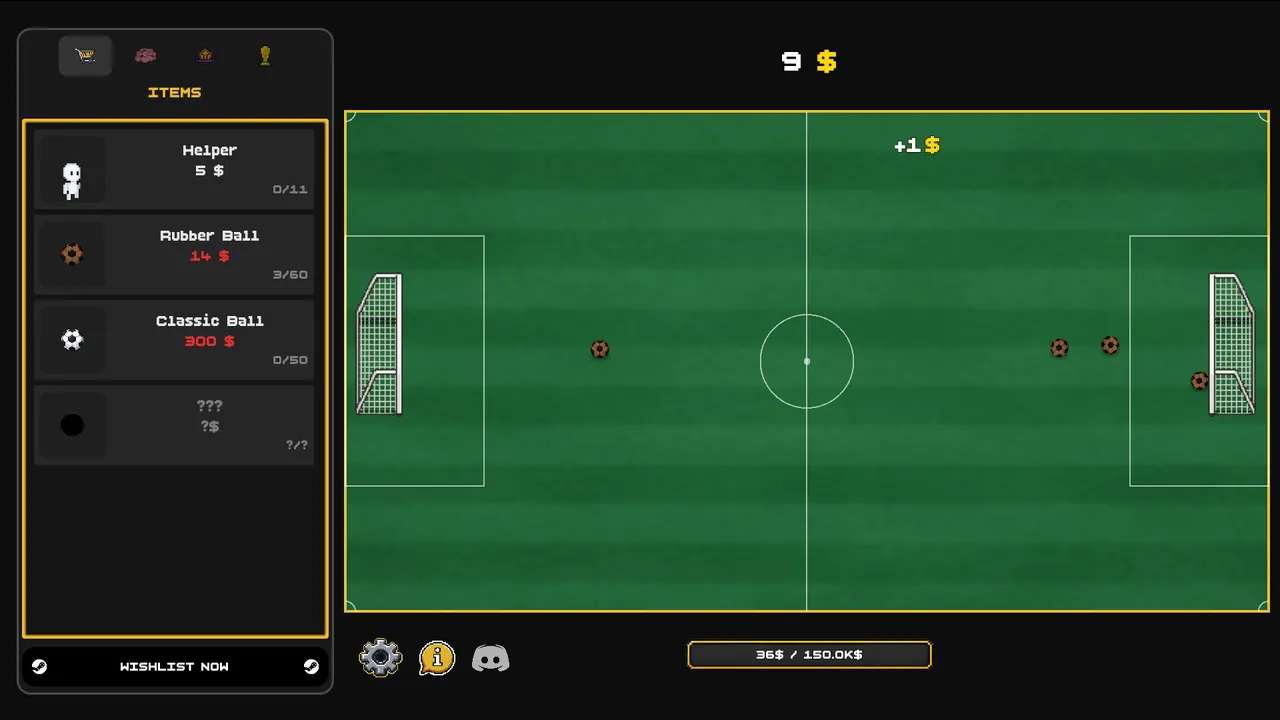 Goal Idle — gameplay showcase